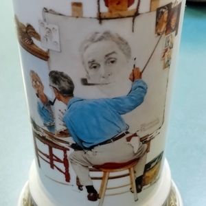 Norman Rockwell Centennial Stein